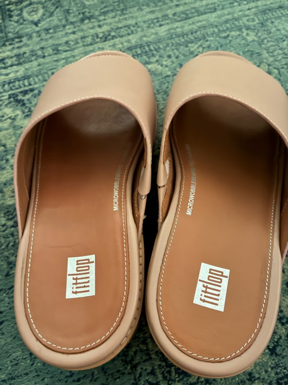 Fitflop Slide Sandals in Rose Taupe - Picture 4 of 6
